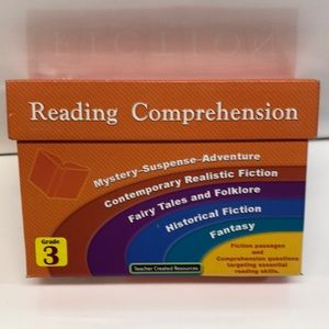Fiction Reading Comprehension Cards Grade 3 - by TCR